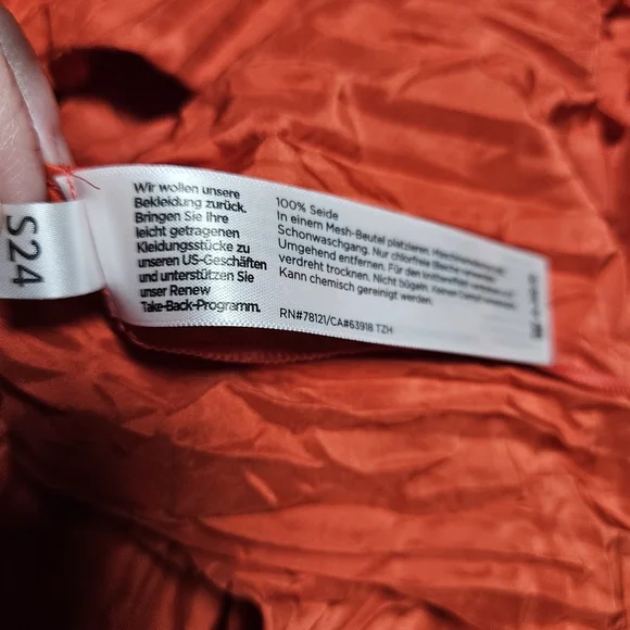 Eileen Fisher Crushed Silk Tiered Dress XL - Picture 7 of 9